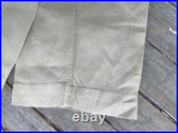 1952 Korean War US Army Button Fly Men's Khaki Officer's Pants 30 x 30 VG+