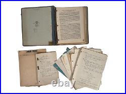 Antiaircraft WWII / WWII Archive of an Officer's Coursework in the 87th Army