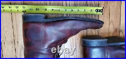 Authentic WW2 Officers SOLDIER Cavalry Boots With Wood Forms US ARMY MILITARY