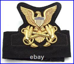 B15, WWII Army Transport Service ATS Officer's cap eagle & cap band