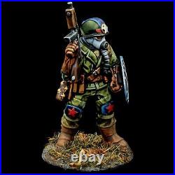 Bolt Action Allies WWII 28mm Wargame USA Army Elite Officer Painted
