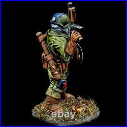 Bolt Action Allies WWII 28mm Wargame USA Army Elite Officer Painted