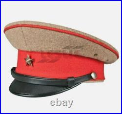 Brand New Handmade Home Japanese Militaria WW2 Officer Visor Cap- All Sizes