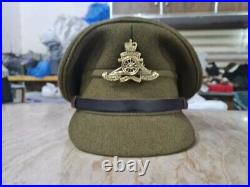 British Army WW2 Royal Artillery Officers Service Dress Cap