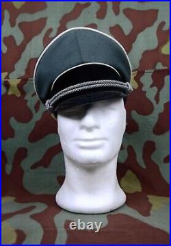 Cap Erel Officer Army German Infantry, WW2 German Officer Visor Cap