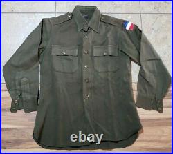 Elbeco WW2 US Army Ground Forces Regulation Officer's Green Shirt