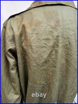 Genuine US Army Issue Vintage WW2 Regulation Officers Field Overcoat Size 38L