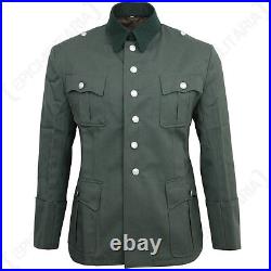 German Army Officers Gabardine Wool Tunic WW2 Repro Heer Uniform Jacket New