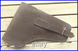 Italian WWII Royal Army Officer M23 brown leather holster original
