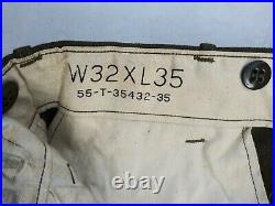 Korean War US Army Officer's Button Fly Wool Pants/Trousers Size 32x35