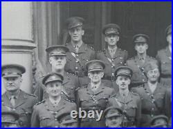 Medals galore FORMAL WW2 ARMY OFFICERS PORTRAIT named heros here dated 1944