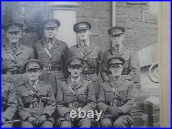 Medals galore FORMAL WW2 ARMY OFFICERS PORTRAIT named heros here dated 1944