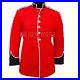 New British Royal Guard Officer Uniform Red/Black Army Wool Tunic Fast Shipping