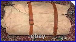 Officers Army Bedding Roll WW2 with original straps and side ties