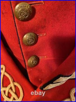 Original Pre WW1 British Army Royal Engineers Officer Uniform Red Tunic Jacket