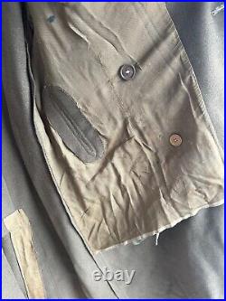 Original WW1 / WW2 British Army Officers Greatcoat Royal Artillery 38 Chest
