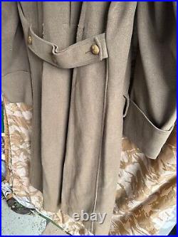 Original WW1 / WW2 British Army Officers Greatcoat Royal Artillery 38 Chest