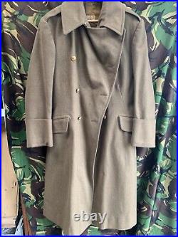 Original WW2 1940 Dated British Army Royal Marines Officers Greatcoat 34 C