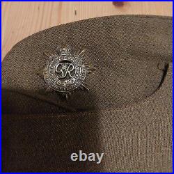 Original WW2 British Army Officers Side Cap, RASC Regt