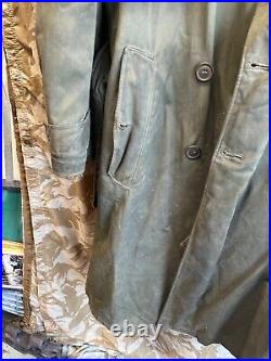 Original WW2 US Army Officers Cold Weather Overcoat & Inner Liner Complete 44