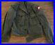 Original WWII 4th Army Wool Officers Field Jacket (34R), Red 4-Leaf Clover Patch