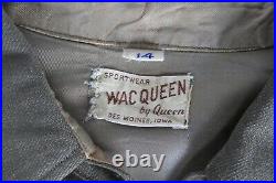 Original WWII U. S. WAAC Officers Wool Waist Shirt