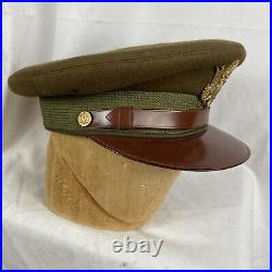 Original WWII US Army Officer's Hat Visor