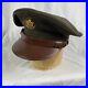 Original WWII US Army Officers NCO True Crusher Visor Hat Size 7 1/4