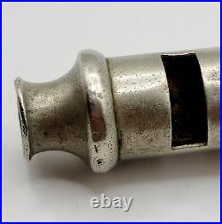 Original Ww2 1939 War Two Officers Trench Whistle Hudson British Army Wwii