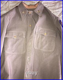 Original army officer's shirt ww2 usaaf pinks