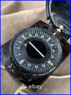 Pocket marching compass of Wehrmacht army officers. 1935-1945 WWII WW2