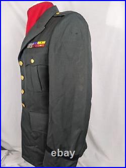 Post WWII AG44 US Army Officer Dress Service Jacket Decorated Ribbons