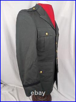 Post WWII AG44 US Army Officer Dress Service Jacket Decorated Ribbons