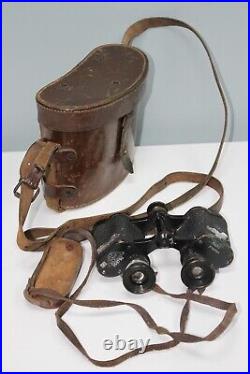 Rare Wwi Wwii Officer Training Binoculars C. P. Goerz 6x30 Used In The Army