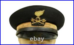 Replica WWII Royal Italian Army Engineers Officer Peaked Visor Cap 2nd Regimen