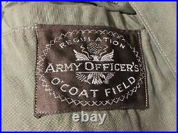 US ARMY WW2 M1938 OFFICER'S FIELD COAT KHAKI Size 36R