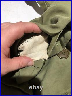 US ARMY WW2 M1938 OFFICER'S FIELD COAT trench SIZE 18L
