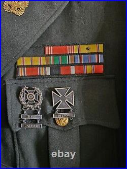 VERY RARE WWII U. S. Army Full Dress Uniform, warrant officer Sixth Army 1953ish