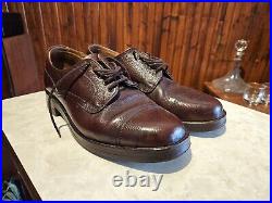 Vintage British Army Officer WW2/ 1950s veldtschoen Pattern shoes Uk 8