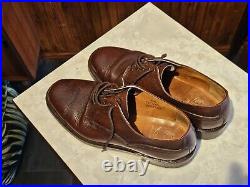 Vintage British Army Officer WW2/ 1950s veldtschoen Pattern shoes Uk 8