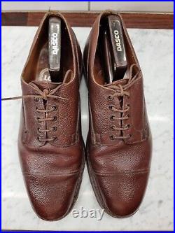 Vintage Lotus Veldtschoen Shoes Zug Leather Army Officers 9.5 WW2 Model