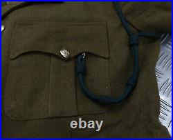 Vintage No2 Jacket Officers British Army Khaki Colour Light Infantry Like WW2
