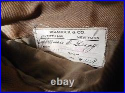 Vintage Pre-wwii 1920-30 Us Army Officers Wool Overcoat Ridabock