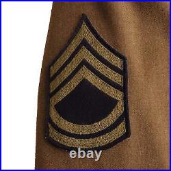 Vintage Us Army Officer Dress Ike Jacket 1940s Ww2 Size 36r
