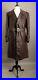 Vintage WW2 German Horsehide Leather Trench Coat Size XL