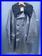Vintage WW2 Swedish Horsehide Leather Trench Coat Large 42/44 Chest