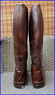 Vintage WWII Original British Army Officers Field Boots By Army & Navy Stores