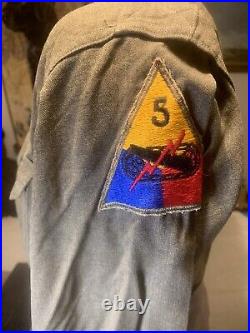 Vintage World War 2 US Army Commander Officer Uniform Jacket, Shirt, Pants, Hat