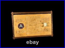WW2 3rd Army Artillery Officers Souvenir Box