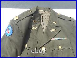 WW2 Army Pacific Major Officers Tunic Armor Div. Size 38 Named to J. D. BrennAn